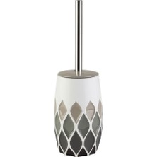 UltraMint Şık ve Dayanıklı Gri Tuvalet Fırçası, Hijyenik Temizlik Sağlar