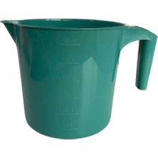 UltraMint Yeşil Plastık Maşrapa 1500ML, Dayanıklı ve Hafif Su Kabı