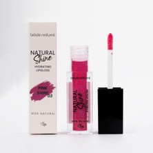 Braventa Collection Natural Nemlendirici Lipgloss Pink Shine 03 Dudak PARLATICISI%100 Doğal