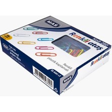 Braventa Collection Mas Pvc Kaplı Ataş, Çok Renkli, 28 mm