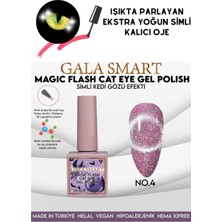 Gala Smart Gala Simli Kedi Gözü Kalıcı Oje Oje Kodu: Magıc Flash 4
