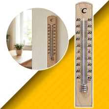 Sevgift Tfa 12.1004 Ahşap Duvar Termometresi