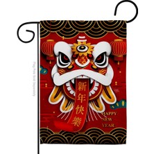 Braventa Collection Breeze Decor Happy Dance Yeni Yıl Ay Iyi Şanslar Müreffeh Mevsimsel Varış Kutsama Ev Dekorasyon Afiş