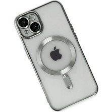 Sh Ticaret Newface Iphone 14 Kılıf Kross Magneticsafe Kapak - Gümüş