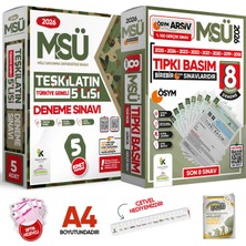 Karakutu Yayınları 2026 MSÜ ÖSYM Çıkmış Soru 8li Tıpkı Basım ve Teşkilatın 5lisi Özgün Deneme 2li Set Türkiye Geneli