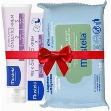 Braventa Collection Mustela Vitamin Barrier 1-2-3 Cream 100 ml + Kompost Edilebilir Islak Mendil 60 Yaprak