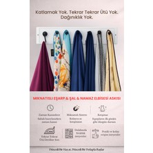 incy style Mıknatıslı Eşarp & Şal & Namaz Elbisesi Askısı (Kırışıklığa ve Tekrar Tekrar Ütüye Son)