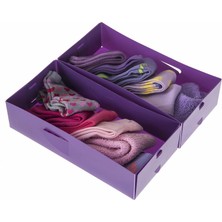 Braventa Collection Çekmece Içi Düzenleyici 2 Adet Pvc Mor