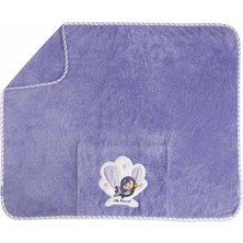 Braventa Collection Milk Moo Soft Cuddles Bebek Battaniye Küçük Deniz Kızı (Lila)