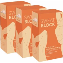 Braventa Collection Sweat Block Koltuk Altı Ter Emici Yapraklar Koltuk Altı Pedi 3'lü Set