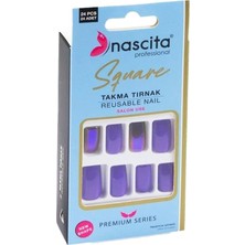 Braventa Collection 24'lü Square Renkli Takma Tırnak - 163