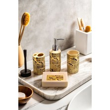 UltraMint 4'lü Est Belle Seramik Banyo Seti, Şık ve Kullanışlı Tasarım