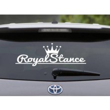 Mlh Store Royal Stance Oto Özel Yeni Sticker Beyaz