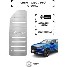 A&G Tuning Chery Tiggo 7 Ayak Dinlendirme Pedalı Krom Ayak Dayama Pedalı