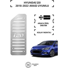 A&G Tuning Hyundai I20 2018-2022 Arası Ayak Dinlendirme Pedalı Krom Ayak Dayama Pedalı
