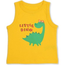 Hellobaby Hellobaby, Erkek, Atlet Tshirt, Hayvan Baskılı, Bisiklet Yaka, Diz Altı, Atlet