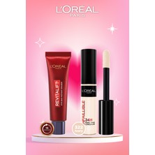 L'Oréal Paris L'oreal Paris Revitalift Lazer Eyebag Göz Altı Torbalarına Karşı Göz Kremi + Infaillible Kapatıcı 322 Ivory