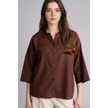 DeFacto %100 Pamuk Relax Fit Gömlek Yaka Flamlı Gömlek G0143AX26SP