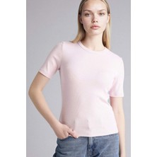 DeFacto Slim Fit Basic Fitilli Kaşkorse Tişört G8490AX26SP