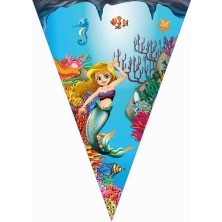 Braventa Collection Benim - Deniz Kızı Bayrak Flama 10 Adet