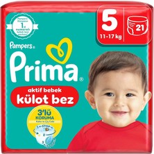 Braventa Collection Külot Bez, 5 Numara Bebek Bezi, 21 Adet