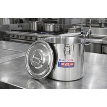 Net Çelik NET ÇELİK  Tabansız Contalı Taşıma Kabı 32X32 cm 25 Litre