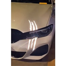 Mlh Store Monster Pençe Oto Özel Yeni Sticker Araba Far Özel Yeni Sticker Pençe