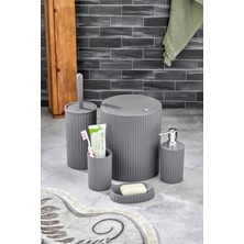 UltraMint Yedi Ürünlü Yuvarlak Banyo Seti, Temizlik ve Düzeni Kolaylaştırır