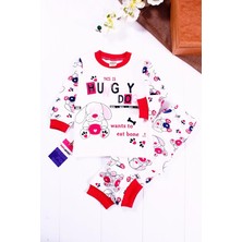 Hazego Hungry Desenli Kız Çocuk Pijama Takımı