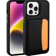 Roketcim iPhone 16 Pro Kılıf Kartlıklı X-Kart Silikon Kapak