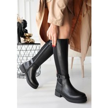 Armüz Diona Siyah Cilt Çizme