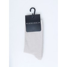 Black On Black Gri Kadın Soket Çorap K-Soket