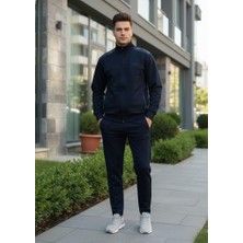 Erkek Kompakt Penye Dik Yaka Eşofman Takımı