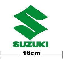 Mlh Store Suzuki Yazı ve S  Logo Yazı Sticker Etiket Tek Renk