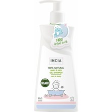Braventa Collection INCIA%100 Doğal Organik Sertifikalı Bebek ve Çocuk Jel Şampuanı Saç Vücut Lavanta Konak Önleyici 350