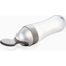 Braventa Collection Babyjem Sıkmalı Kaşık Gri