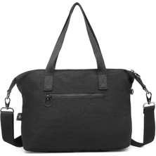Smart Bags Nano Metalik Kumaş Kadın Omuz Çantası BC 3127 - Metalik Siyah