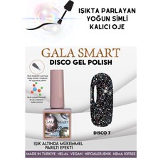 Gala Smart Flashta Işıkta Parlayan Simli Dısco Kalıcı Oje Oje Kodu: 7