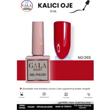 Gala Smart  Kırmızı Kalıcı Oje 10 ml Oje Kodu: 265