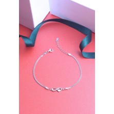Innuendo Jewelry 925 Ayar Gümüş Sonsuzluk Kalpli Bileklik