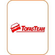 Mlh Store Tofaş Oto Özel Yeni Sticker Kırmızı 40*10 cm