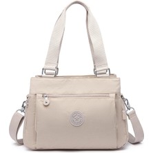Smart Bags Krinkıl Kumaş Omuz Çantası BC 1125 - Bej