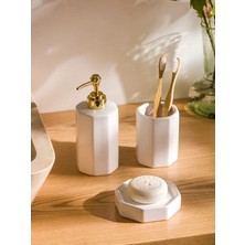 UltraMint Modern Seramik 3 Parça Banyo Seti, Şık ve Kullanışlı Tasarım