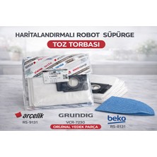 ÖZ BEYAZ EŞYA Beko         - RS-8131 Toz  Robot Süpürge  (Toz Torbası  1 Adet ve Mopu 1 Adet)