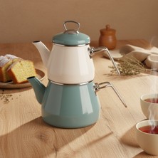 Bambum Lumino Emaye Çaydanlık Yeşil