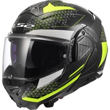 Ls2 Advant 2 Astral Neon Sarı Çene Açılır Motosiklet Kaskı
