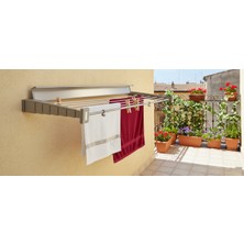 Metali - 80 CM. Teleskopik Çamaşır Kurutma Askısı - Ev Otel Apart Kullanımına Uygun