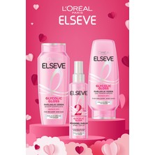 Elseve Glycolic Gloss Parlaklık Veren Saç Bakım Rutini Seti: Şampuan, Saç Kremi, Bakım Spreyi