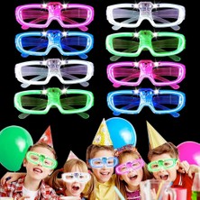 BT Teknik Teknik Glow Model 3 Farklı Fonksiyonlu Işıklı Parti Gözlüğü Karışık Renk 12 Adet 9658451