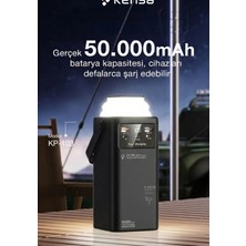 50 Bin Mah Profesyonel 4 Çıkışlı Powerbank Taşınabilir Şarj Cihazı Dijital Göstergeli New